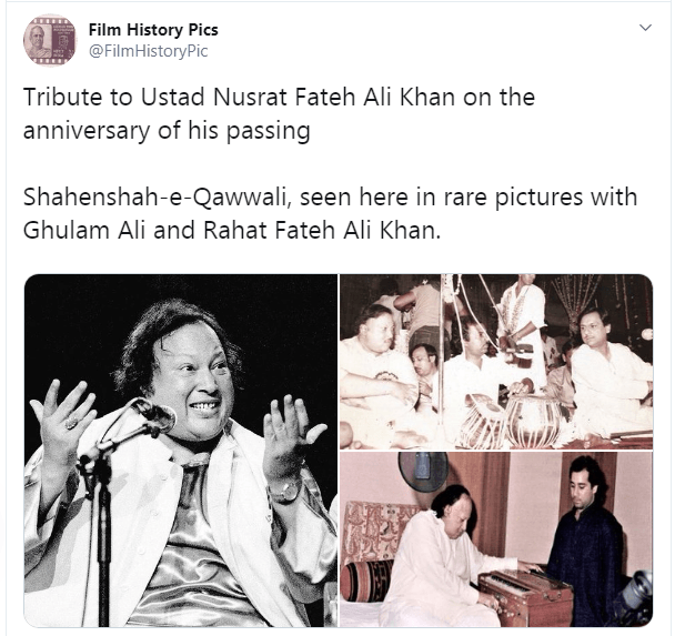 Users pay tribute to NFAK on Twitter.