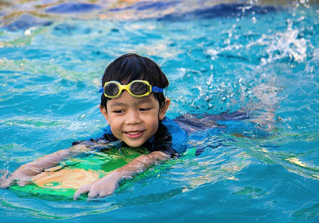 swimming and diving for kids should be supervised.