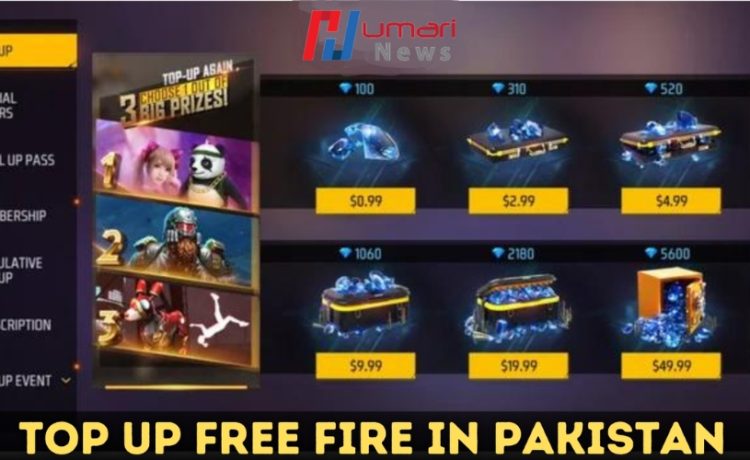 top up free fire pk